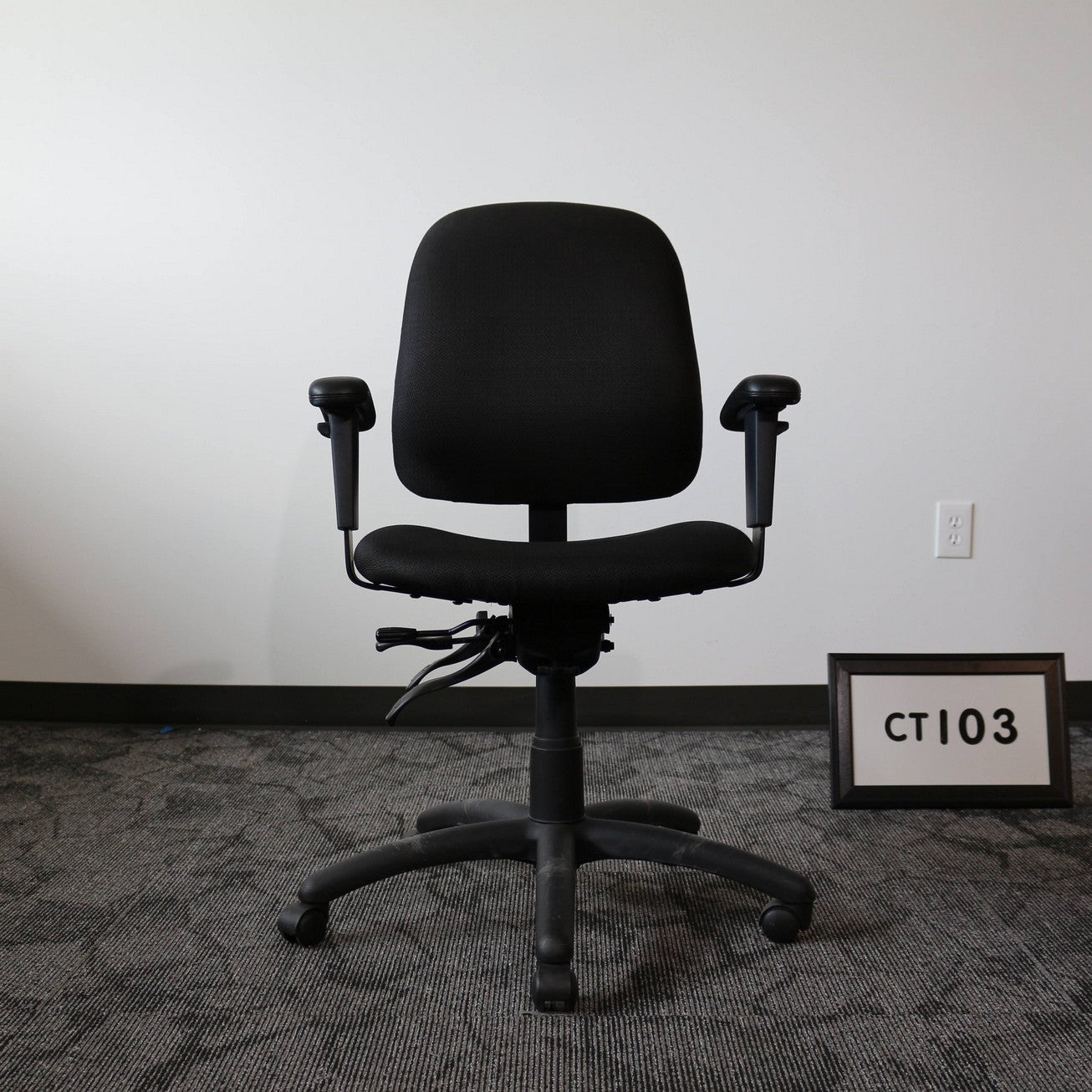 Task chair - black fabric fully adjustable