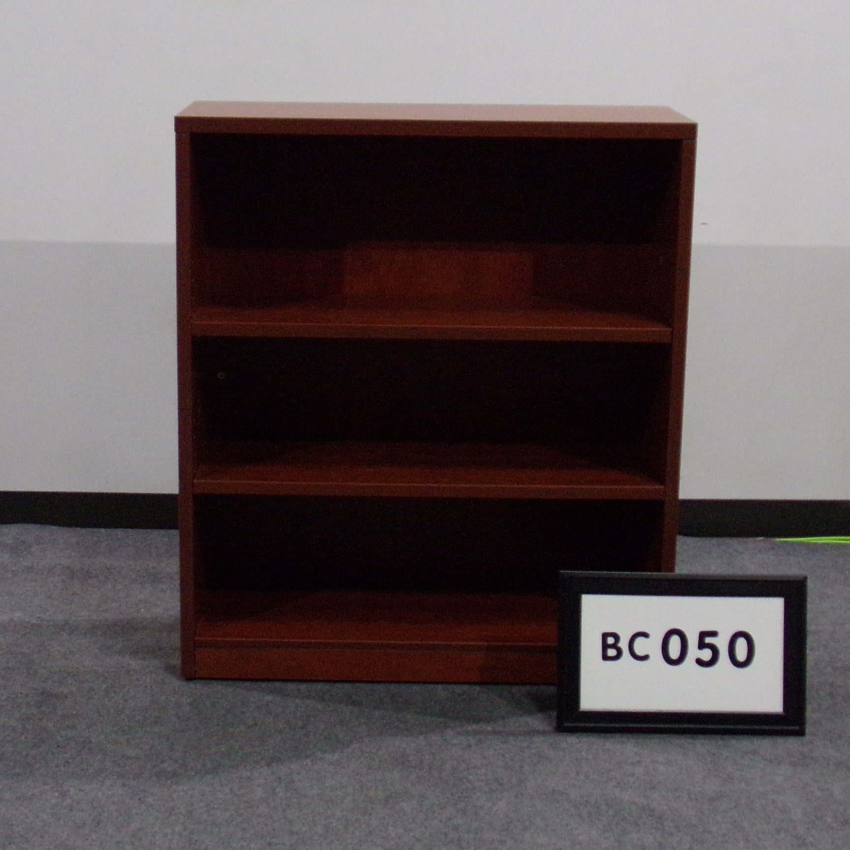 Bookcase Cherry Laminate w/ 3 shelves 36" x 40.5" x 15"