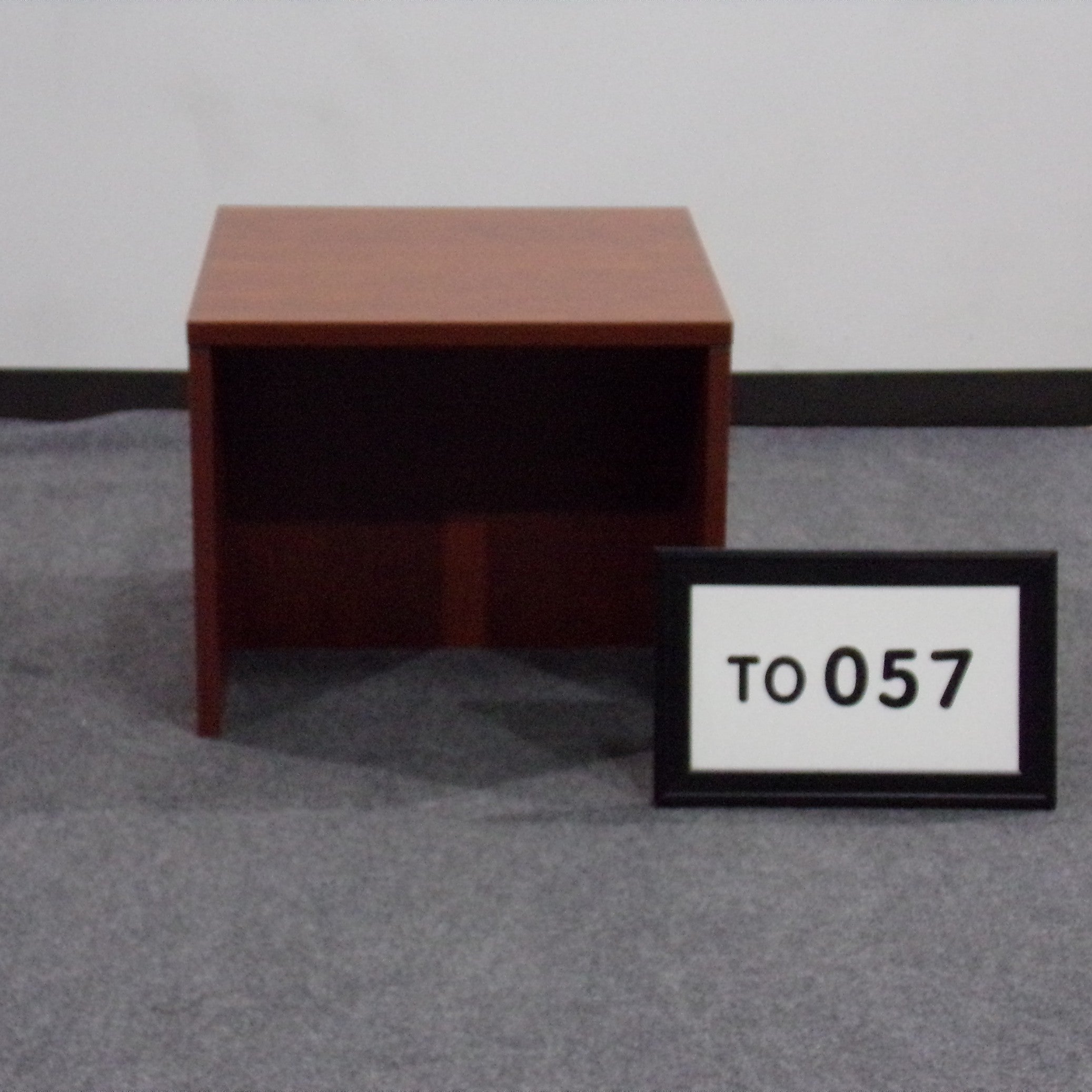 End Table Cherry Laminate/ Square 24" x 19.5"