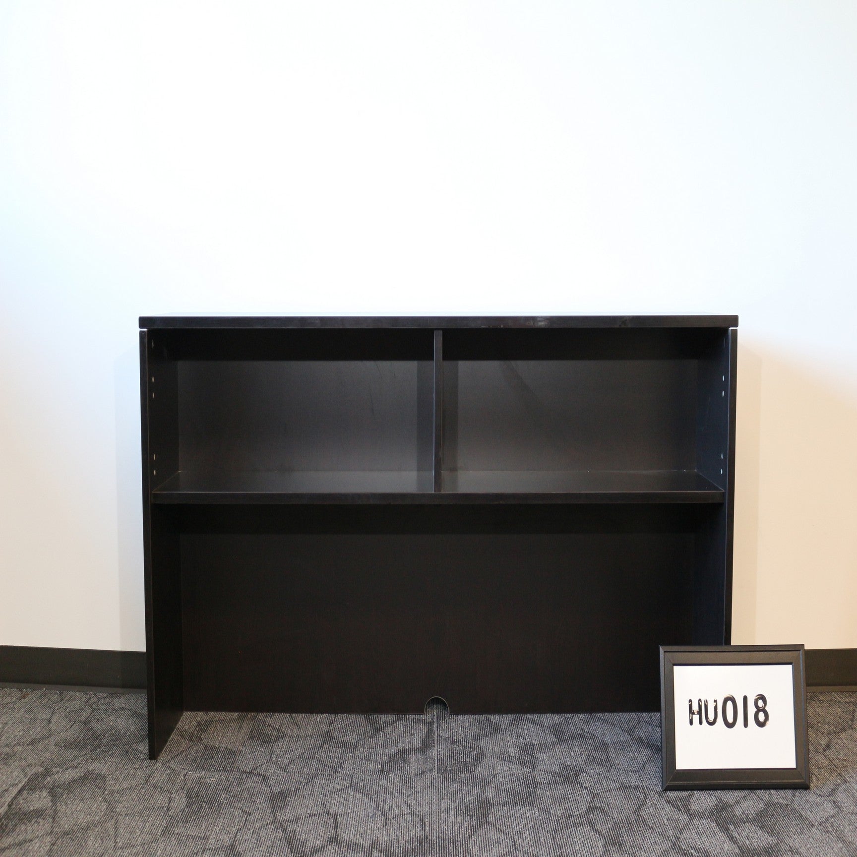 DSA Hutch Espresso Laminate/ No doors. 71" x 36" x 15"
