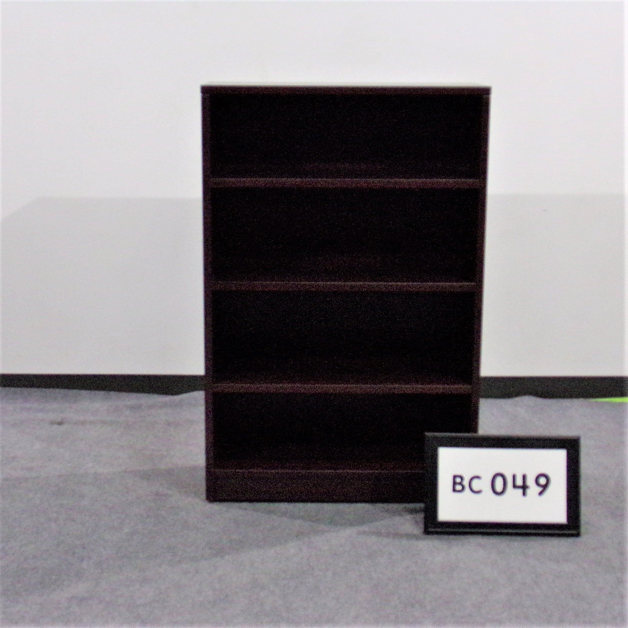 Bookcase Mahogany Laminate w/ 4 shelves 32" x 48" x 14"