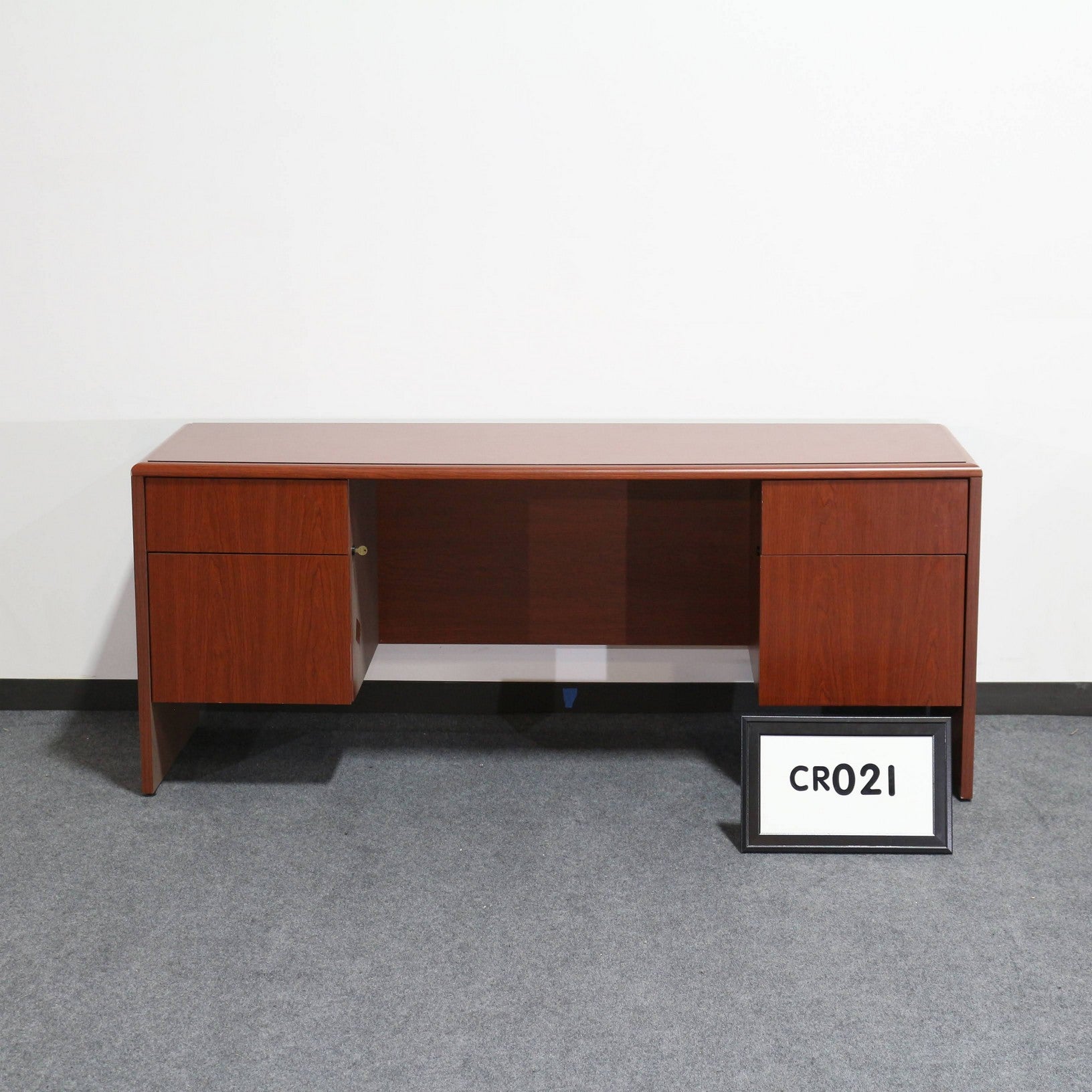 National Arrowood Credenza with double BF peds Cherry laminate