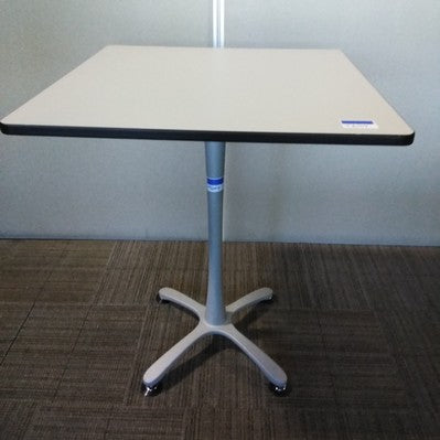 36" Square Café Table.42" High with Silver X-Base