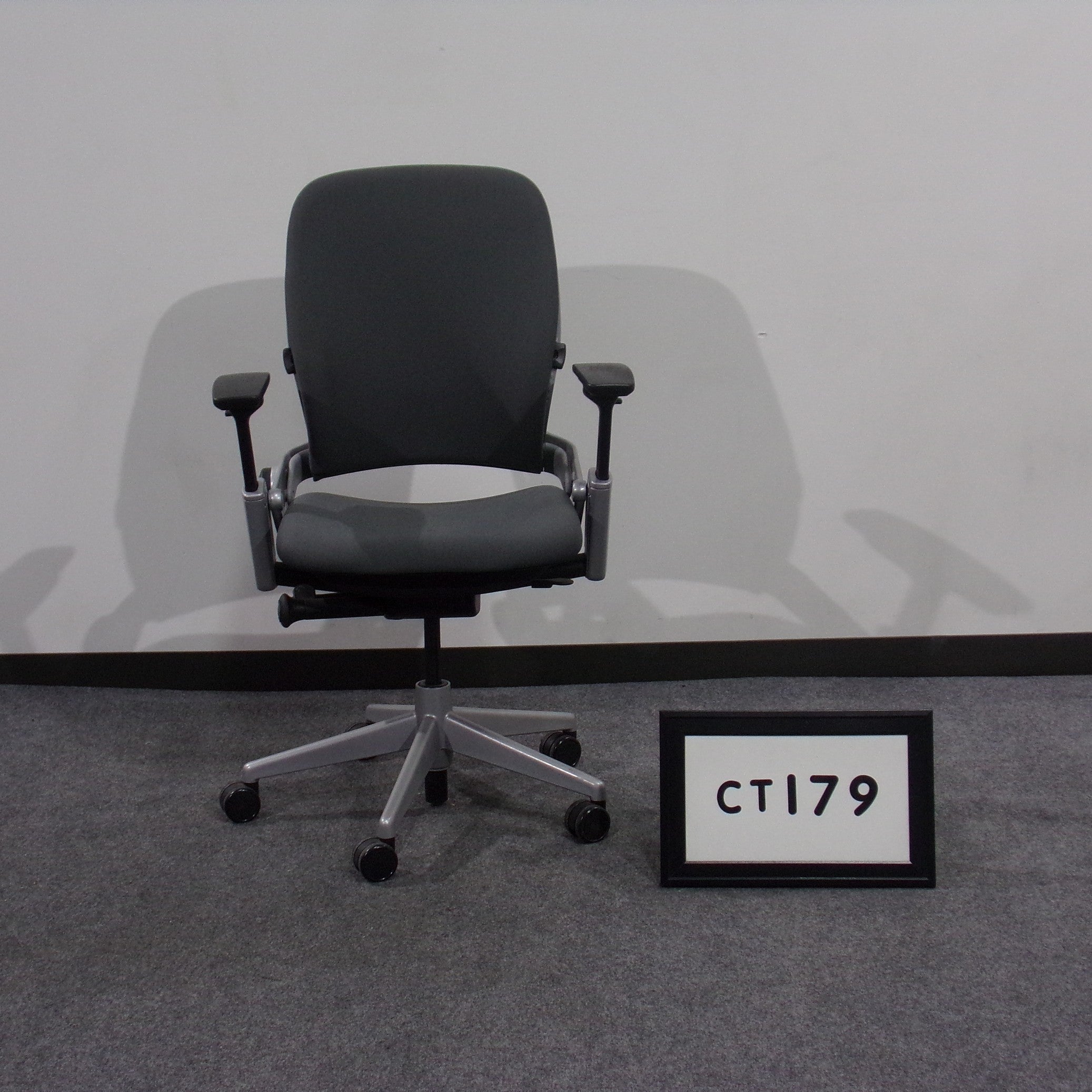 Steelcase Leap V2 task chair Fully adjustable arms Adjustable lumbar support Height adjustable