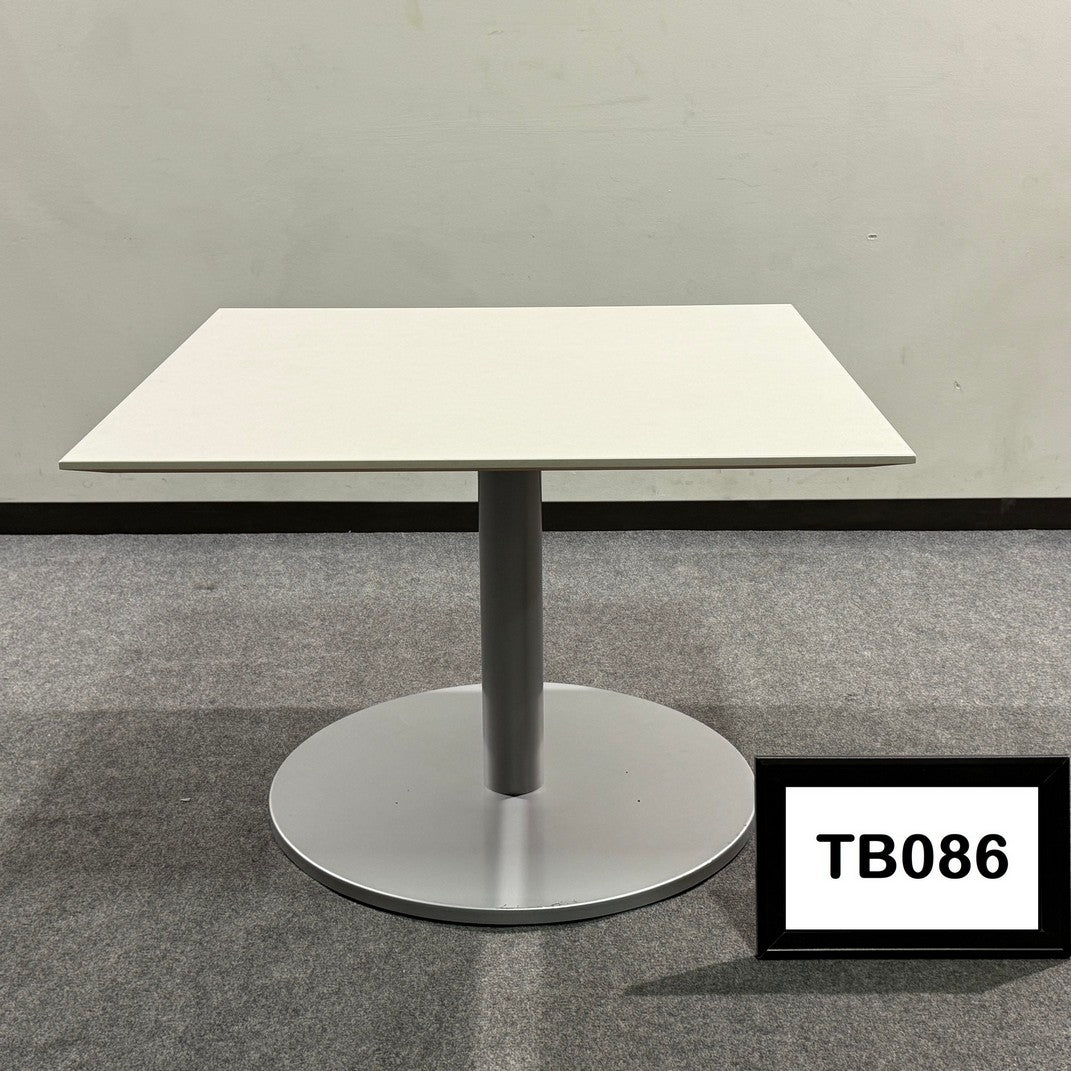 Breakroom Table 42" x 42" with silver drum base