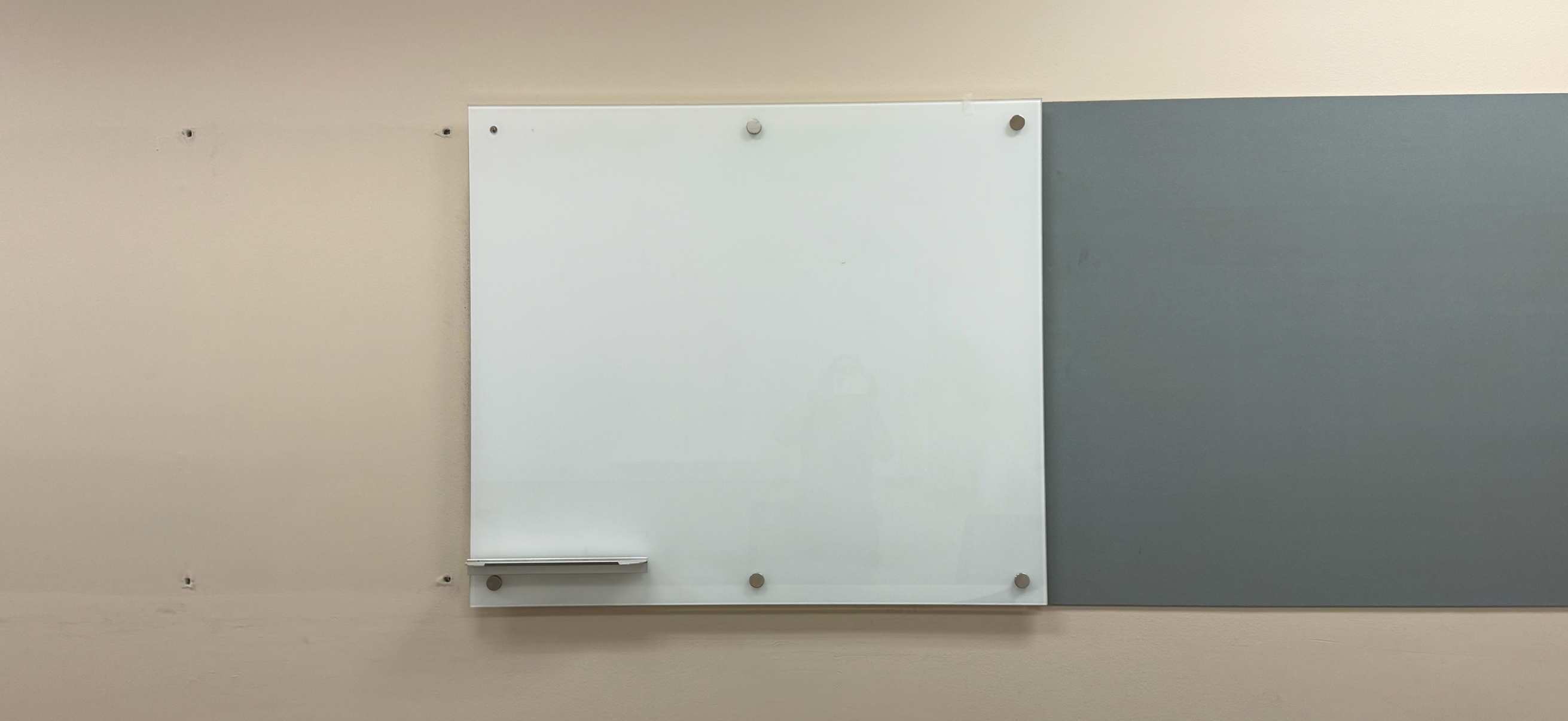 4' x 3' Glass board with stand offs