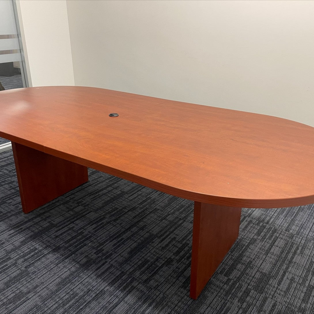 Racetrac Conference Table cherry laminate 43" x 95"