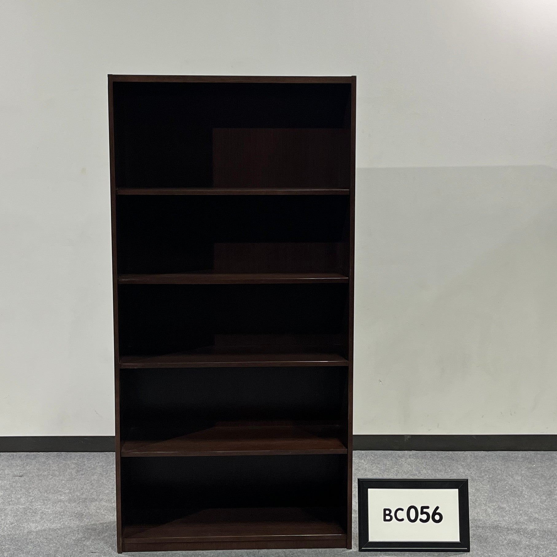 OFS Bookcase Espresso Laminate 72"x 36" x 14" deep