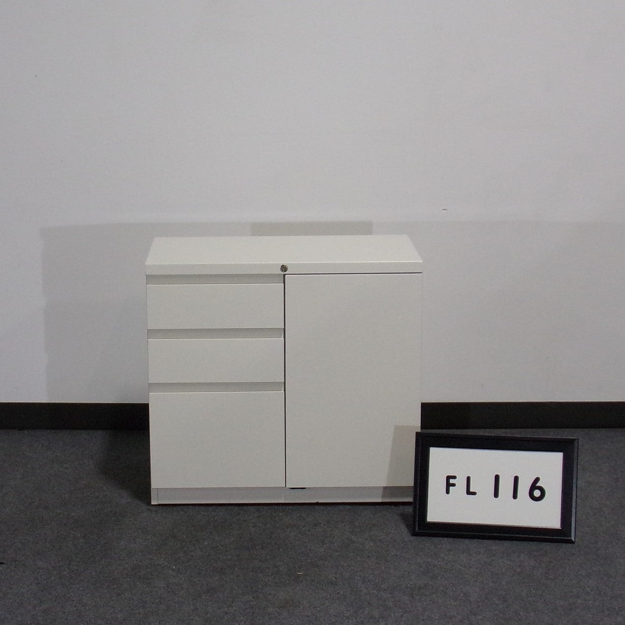 HAWORTH BBF/Storage Combo Lateral File White metal 30" x 28" x 19"
