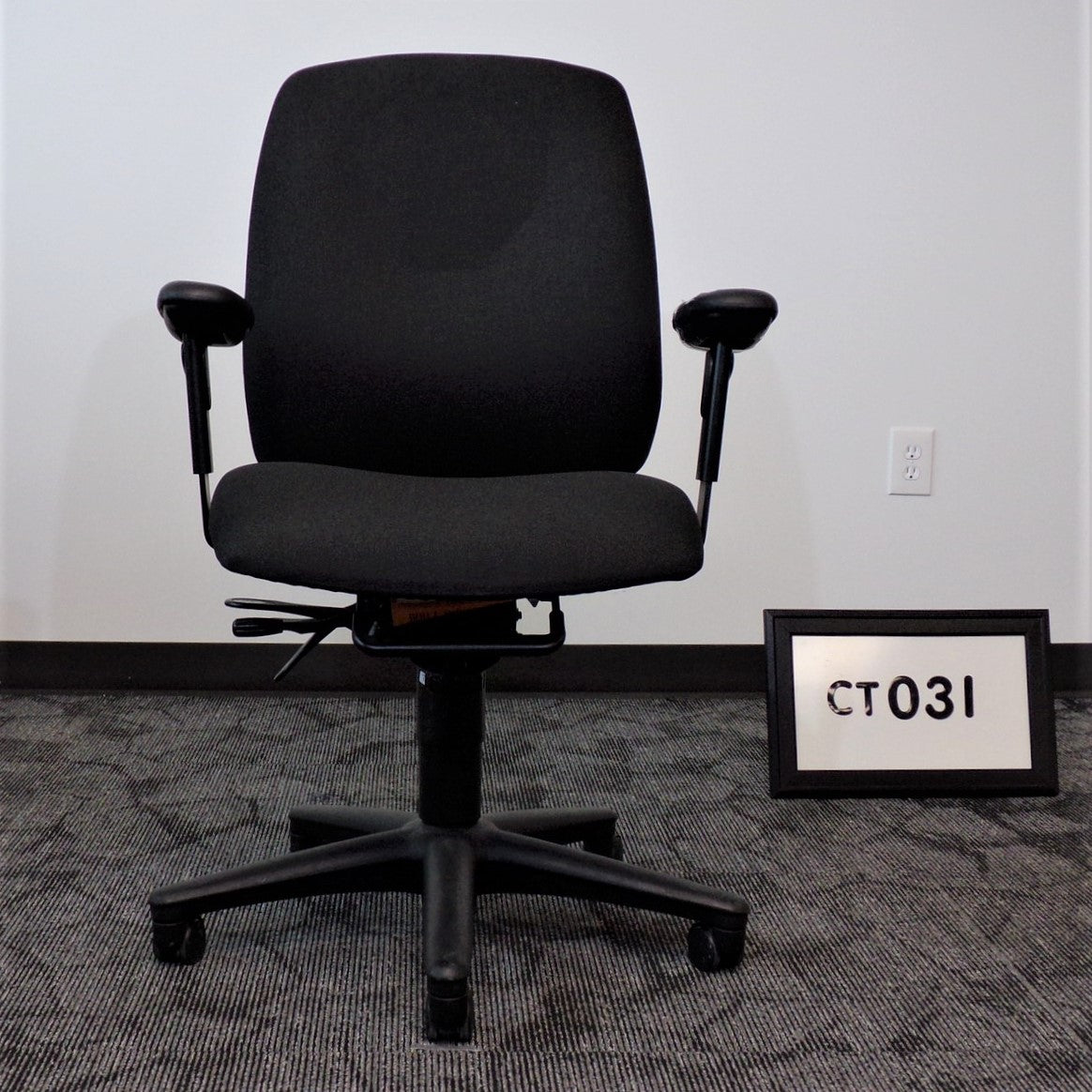 Allsteel Black Fabric Task Chair