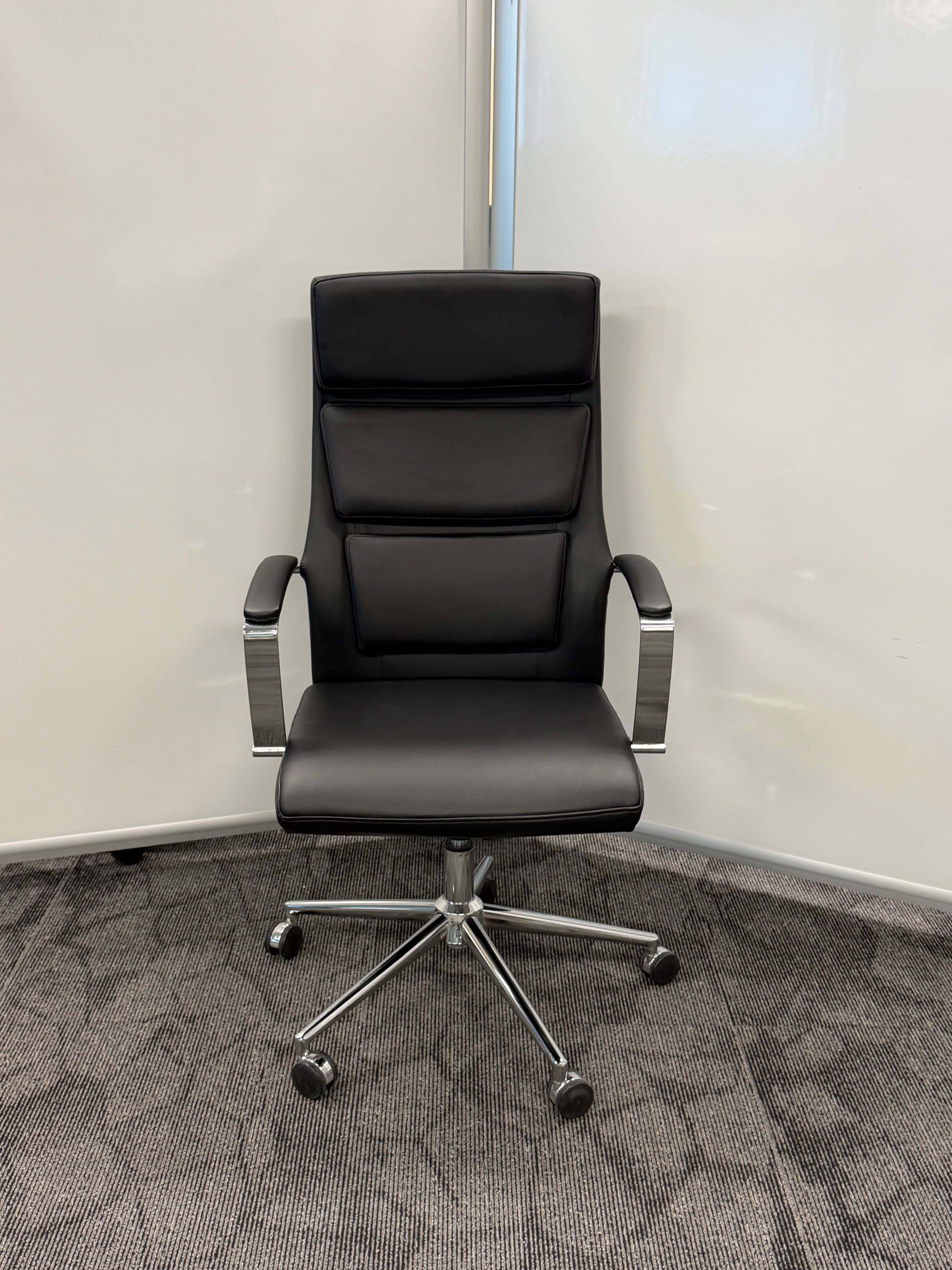 HON High back conference chair Black vinyl