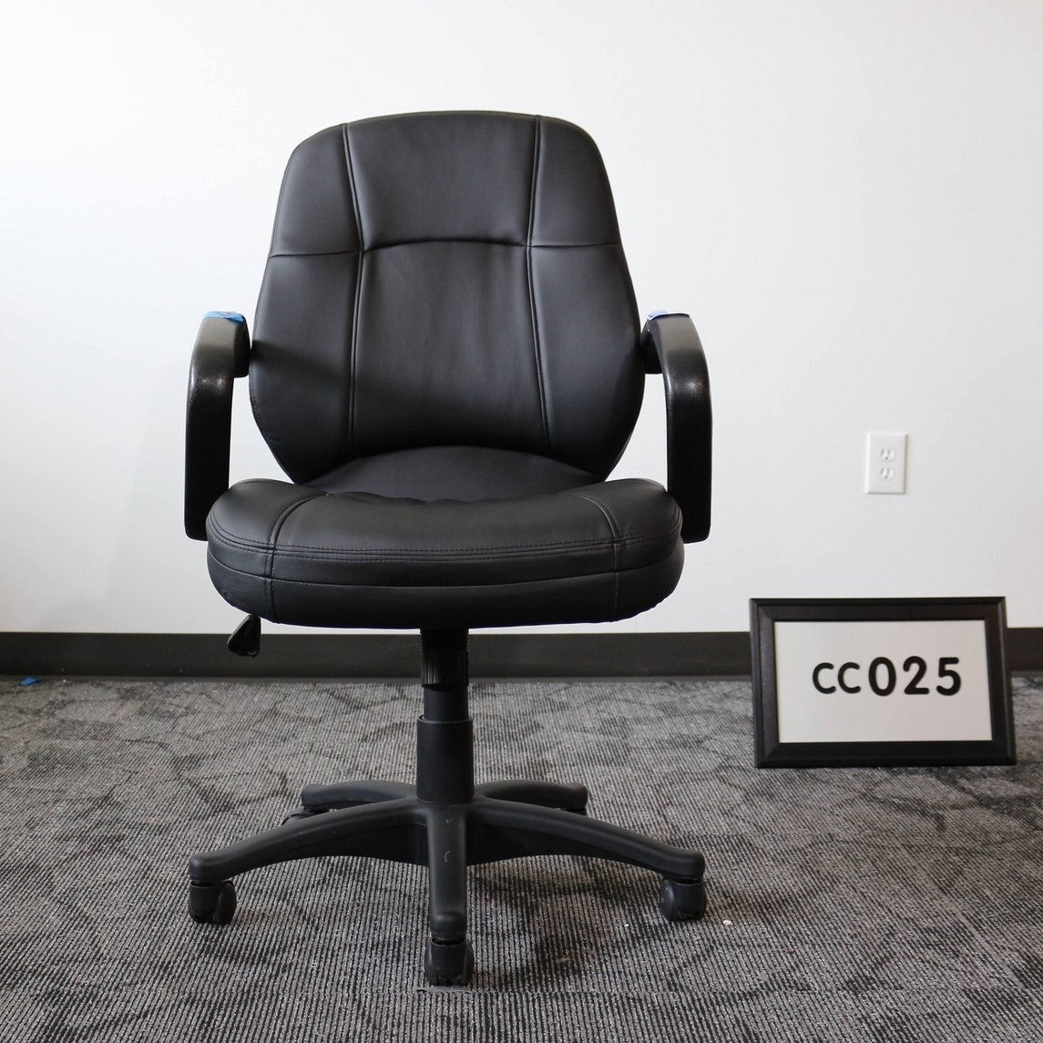 Conference Chair - black vinyl