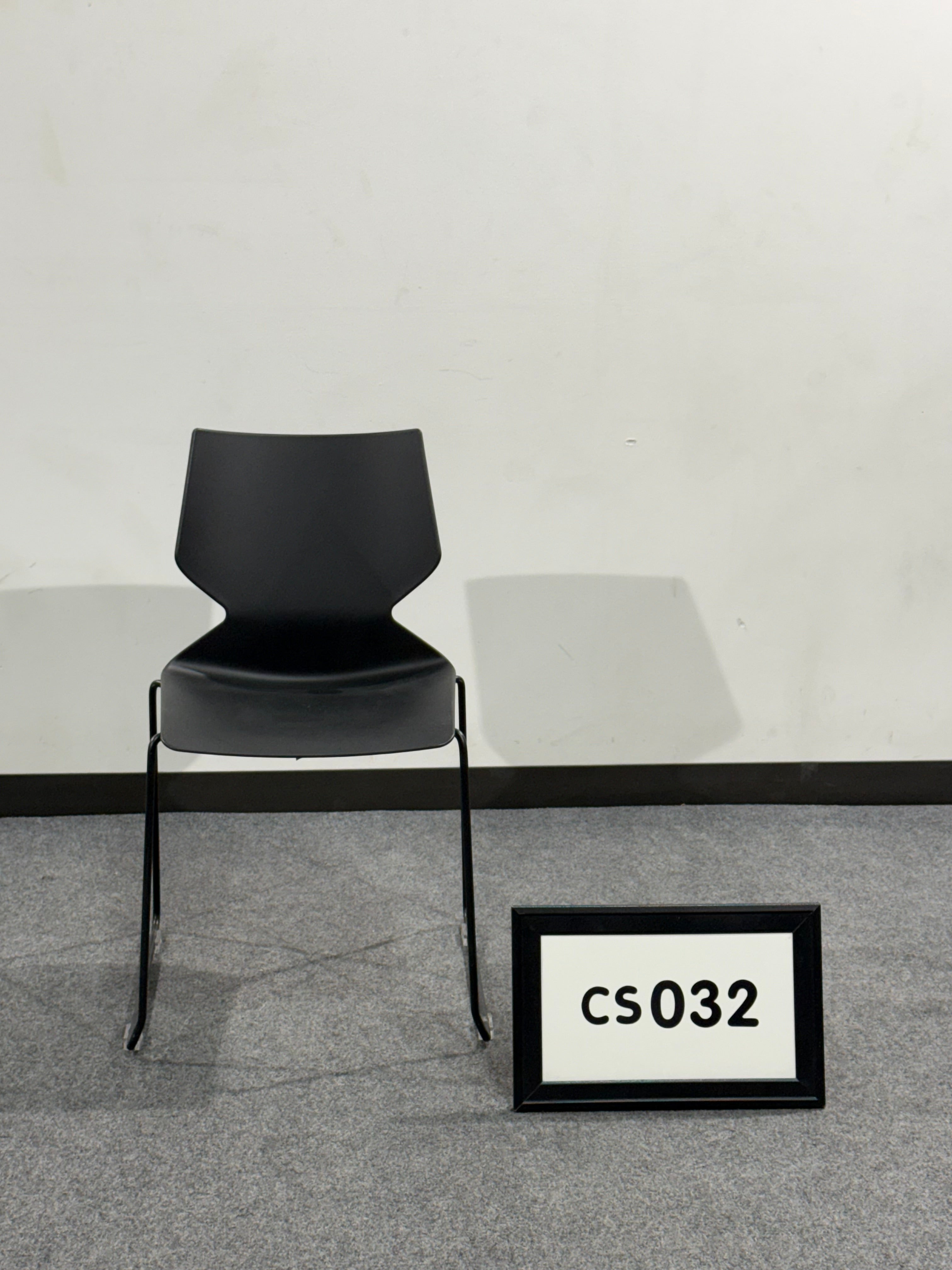 Black Poly Stack chair