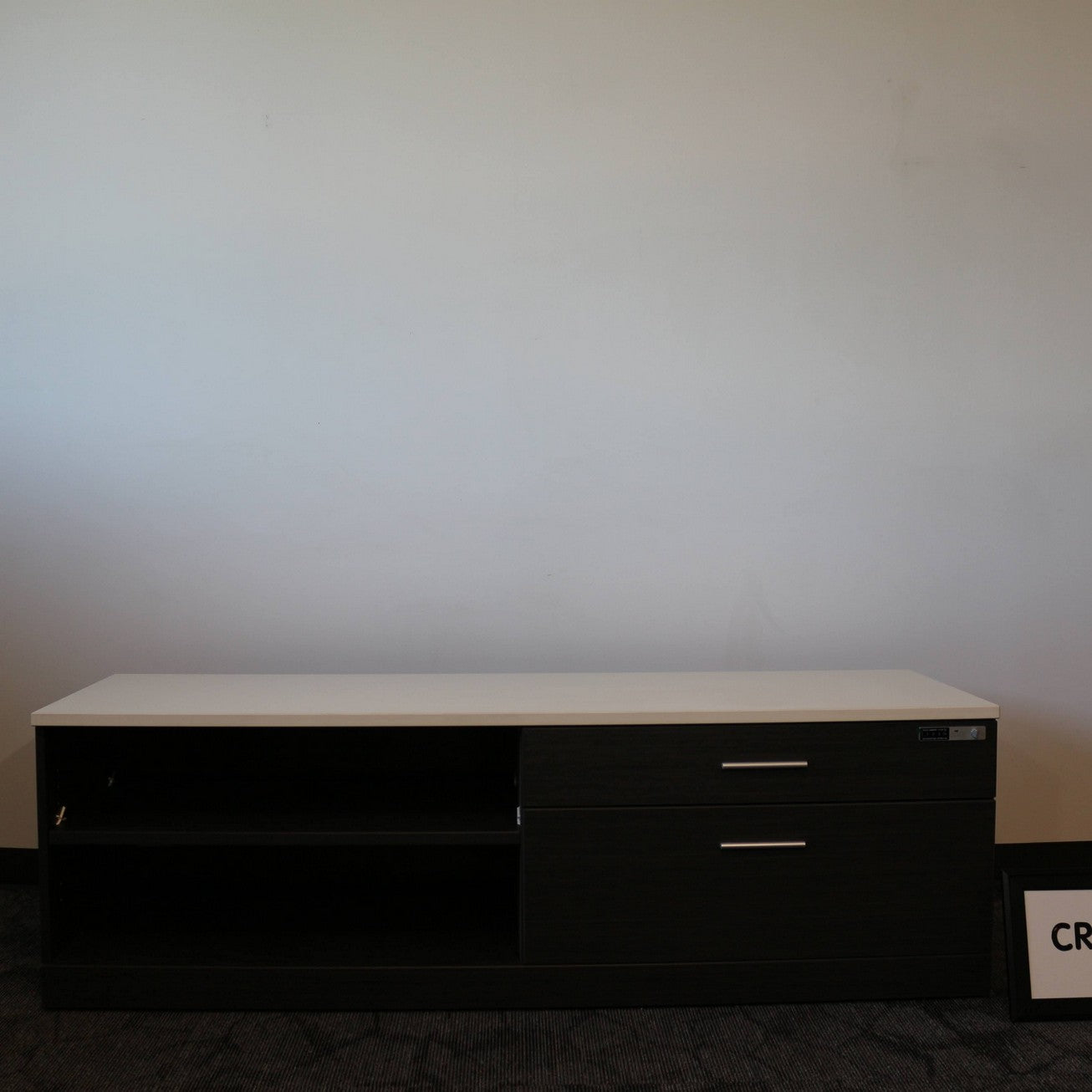 NEW Artopex - Take Off Series low Credenza  w/ BF Drawers & open bookcase 72" x 24"