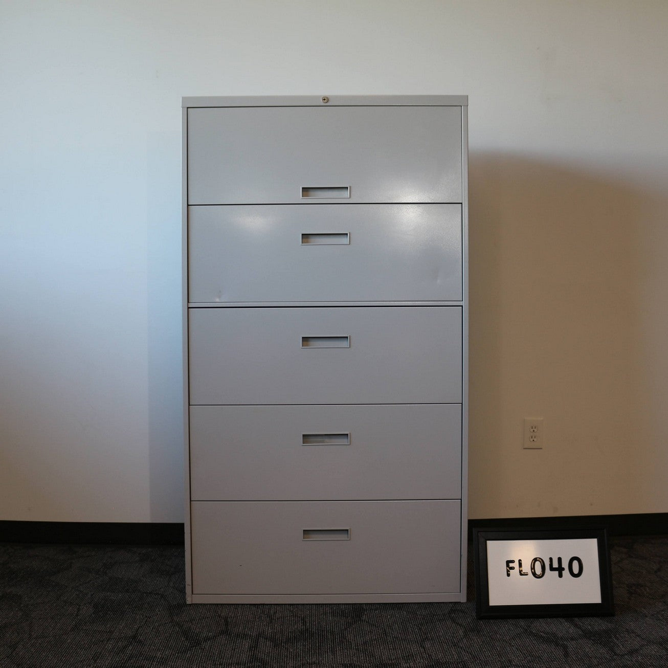 STEELCASE  Lateral File Gray/ 5 drawers 36" x 65"
