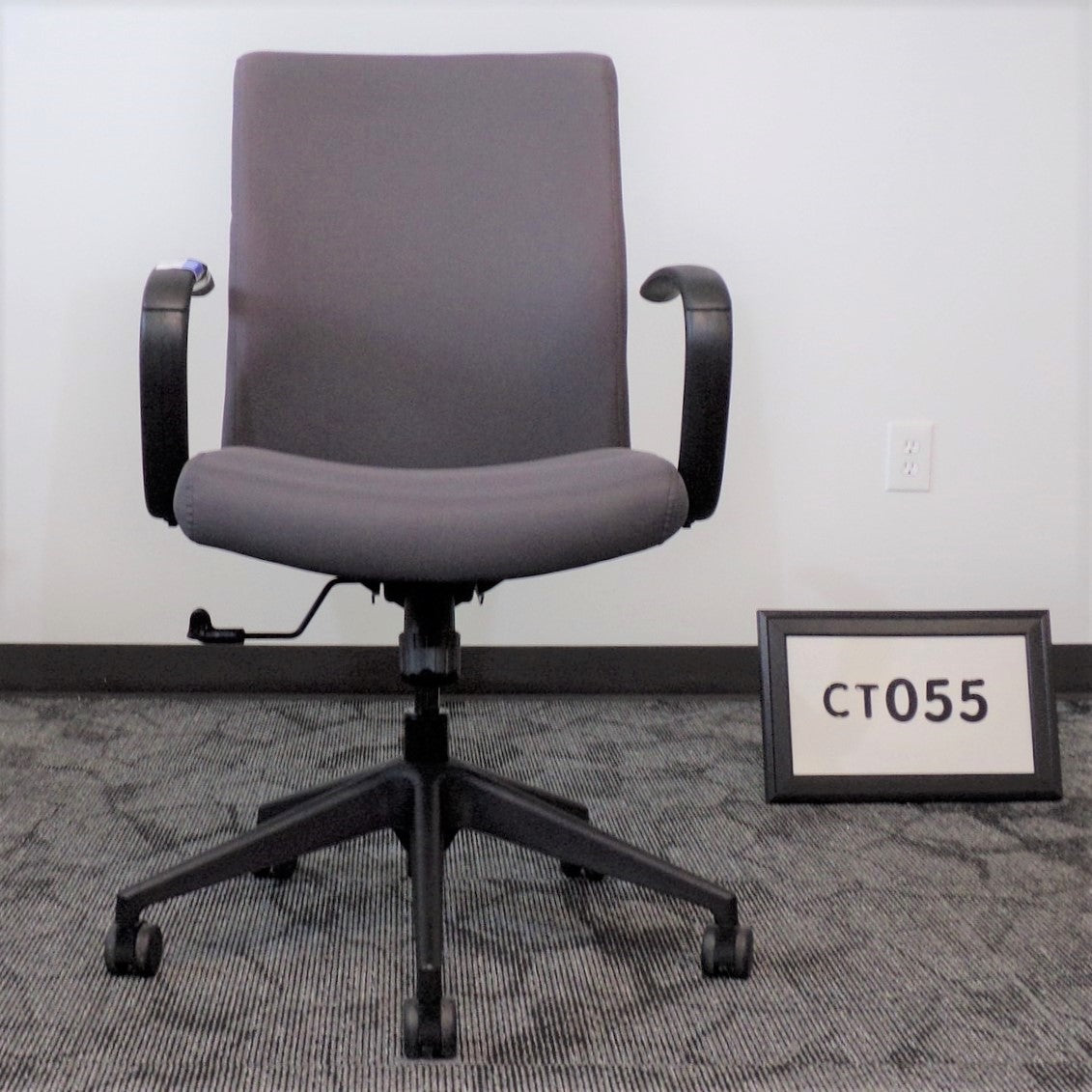 SitOnIt Task Chair - Purple/Gray Fabric