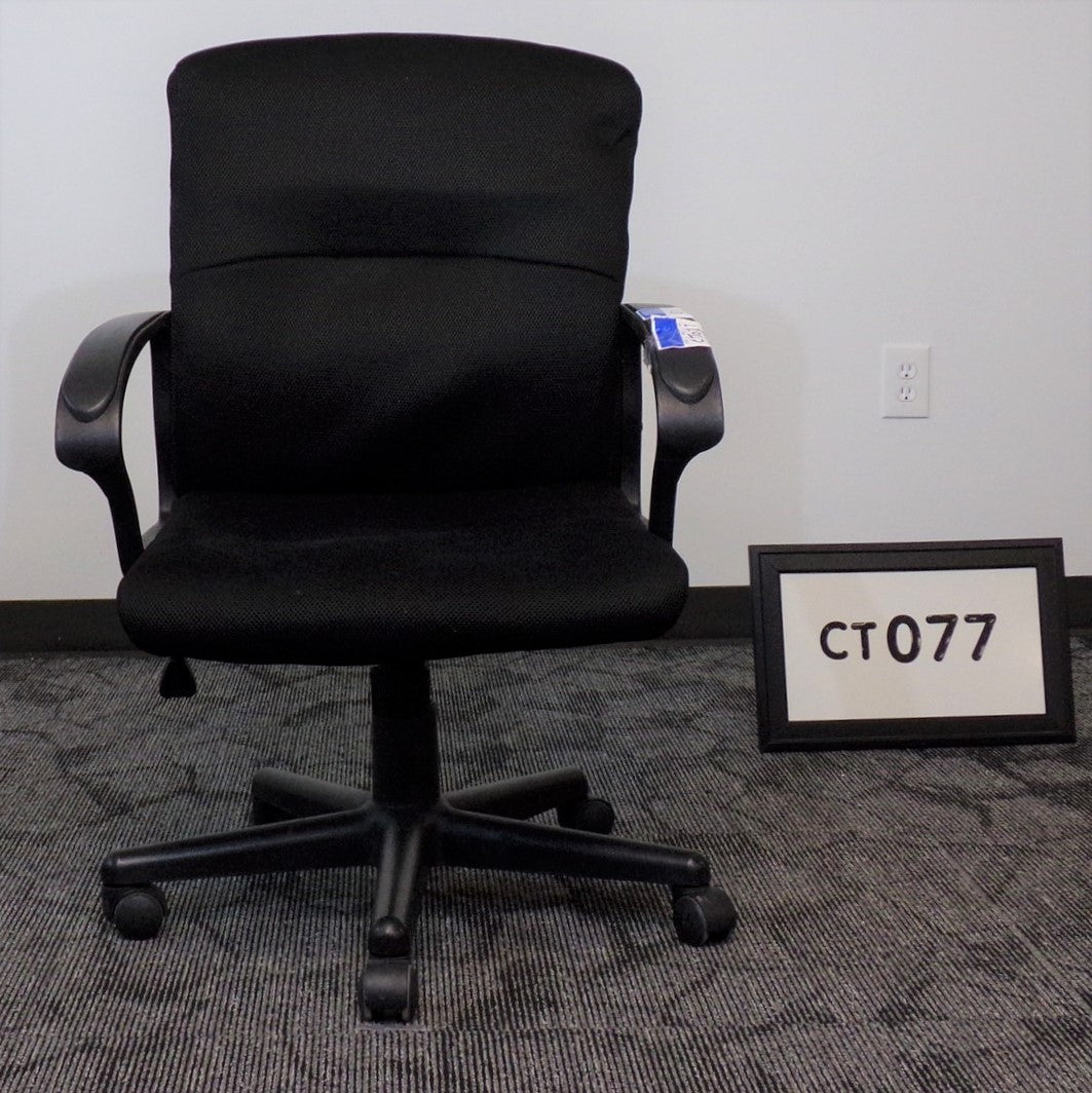 Black Fabric Task Chair