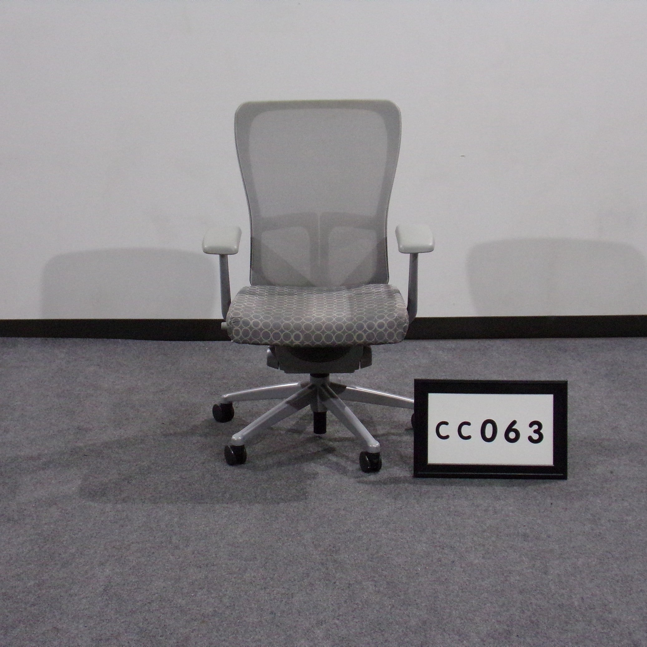 Haworth Zody conference chair Gray frame, seat and mesh back