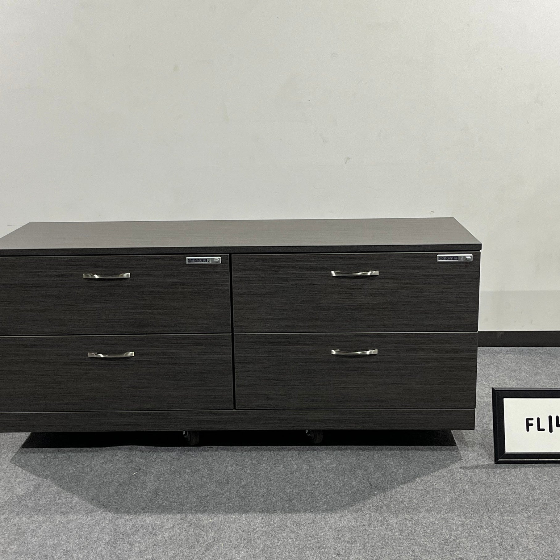 ARTOPEX laminate double lateral credenza with  nokie locks 72" x 24"