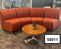 Showroom sample JSI Encore Series circular sofa