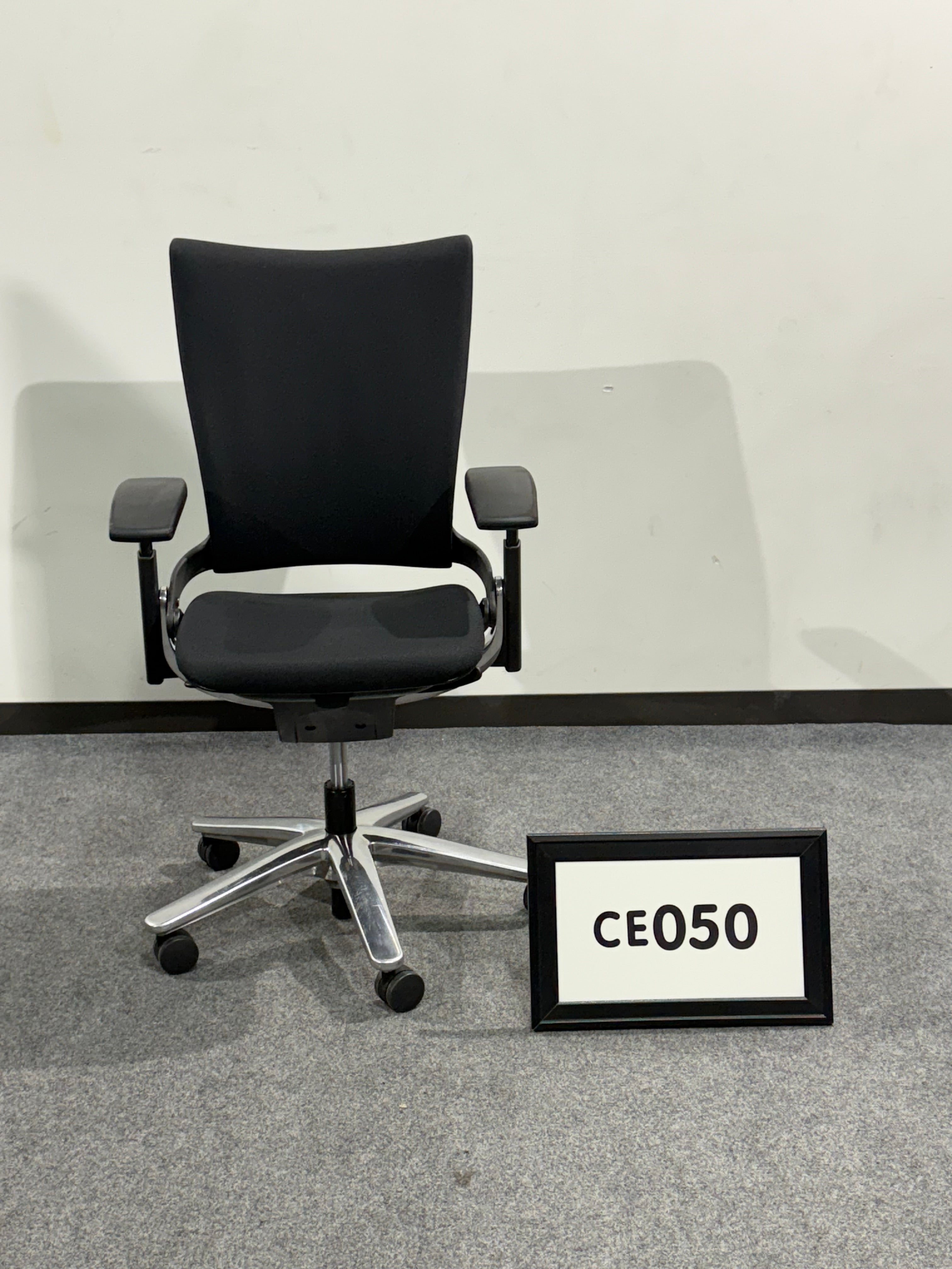 Allsteel Sum Executive ChairBlack fabric fully adjustable body balance