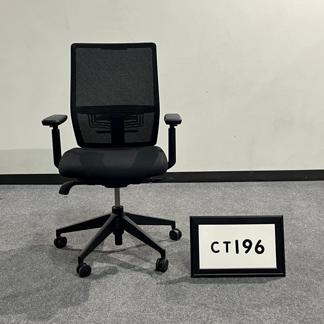 AIS Task Chair Black seat and mesh back