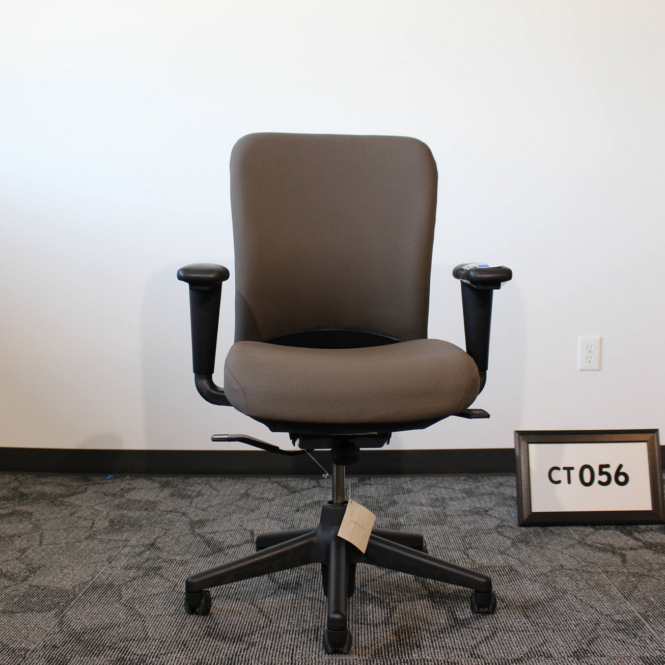 Haworth Look Taupe Fabric Task Chair