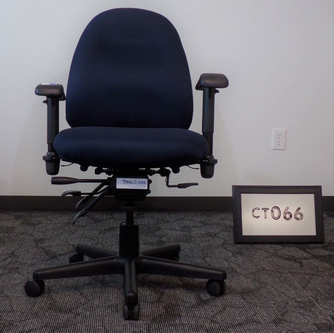 Blue Fabric Task Chair