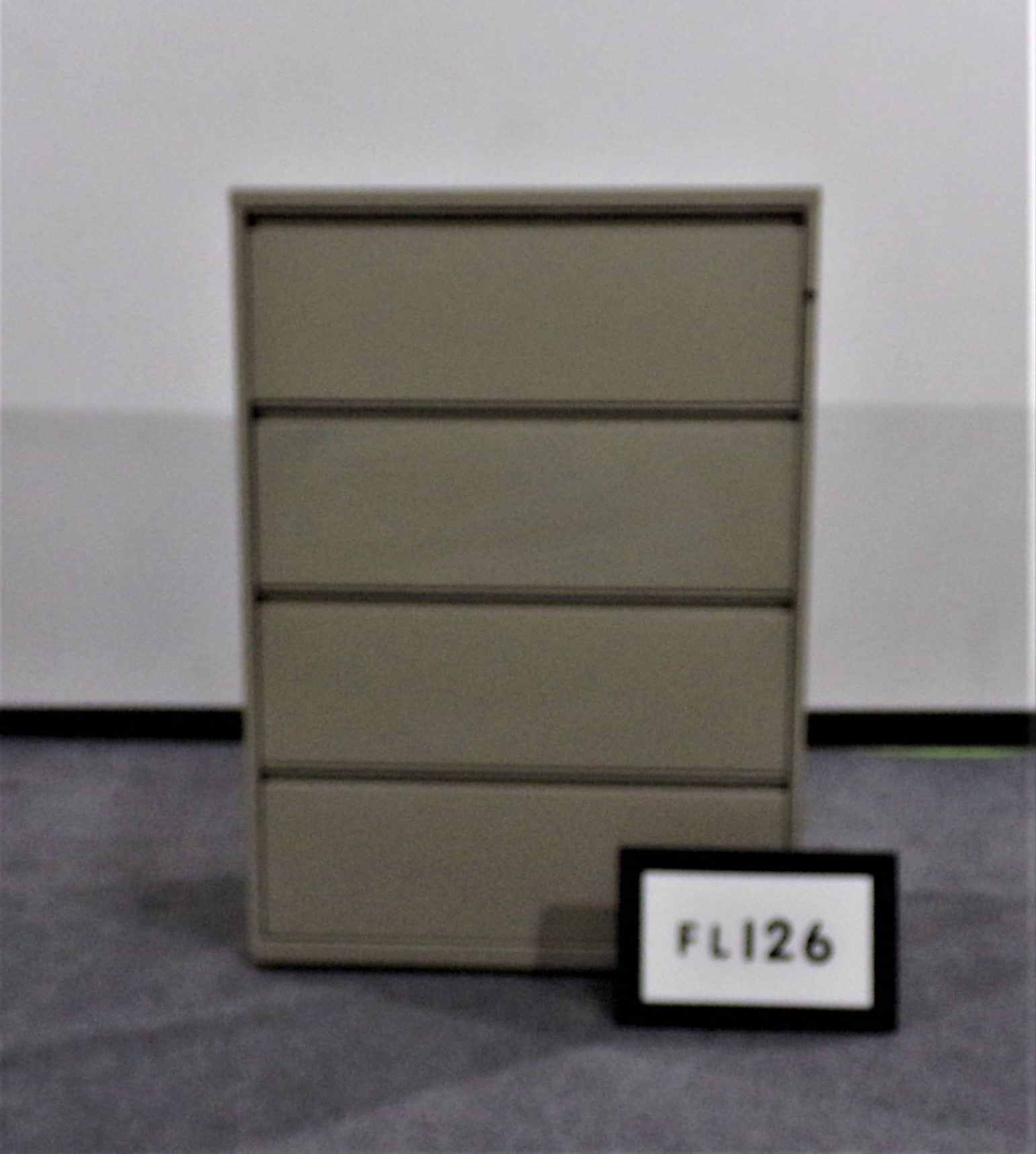 Lateral File Beige metal/ 4 drawers 36' x 50" x 20"