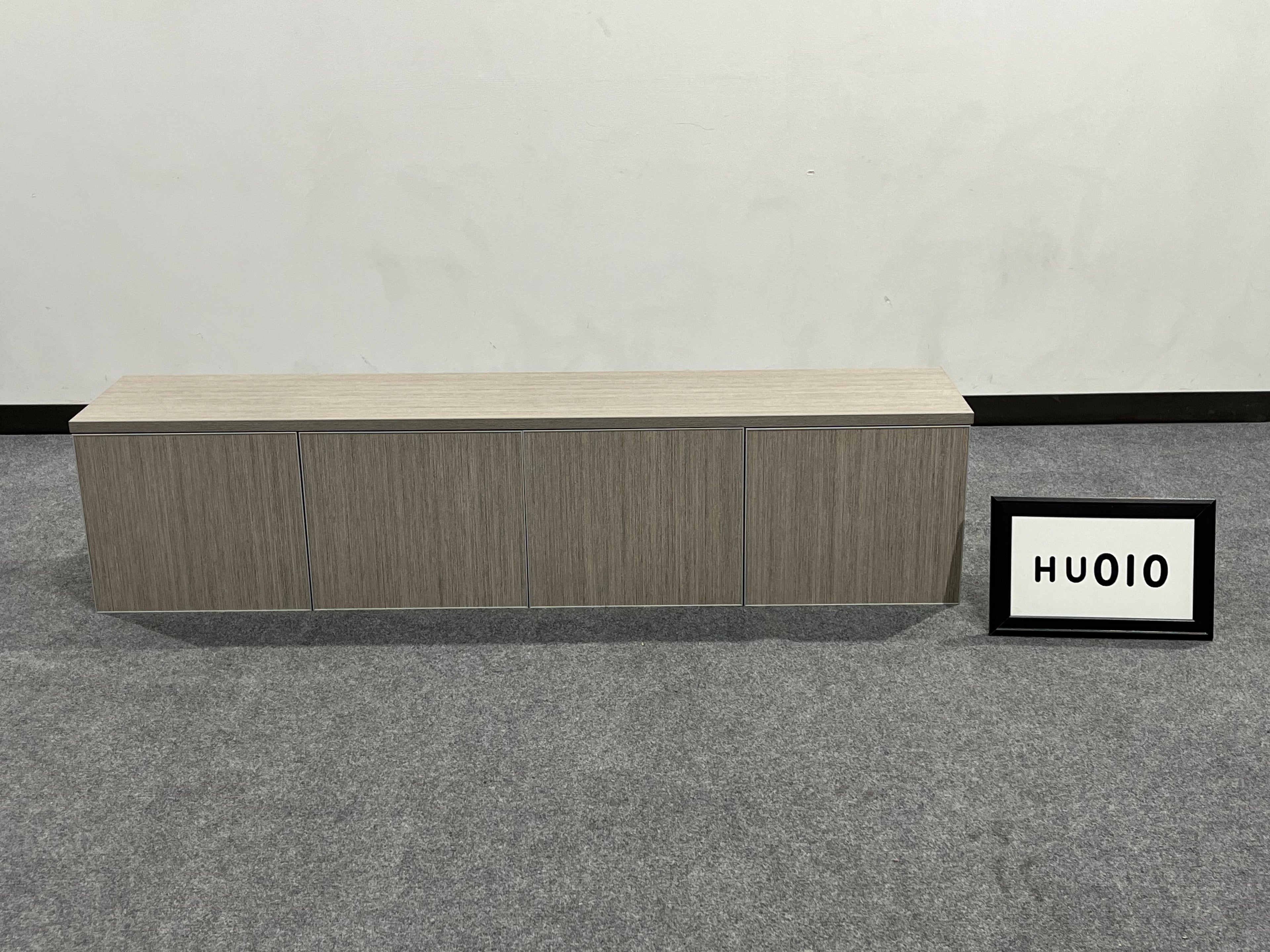 Artopex New - Takeoff series Wall mount hutch Galaxy Laminate  with/4 doors. 72"W x 17"H x 14"D