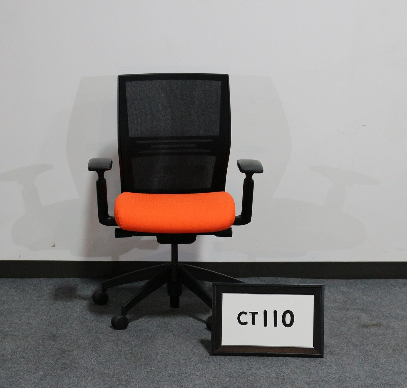 Sit On It Task chair fully adjustable Orange seat